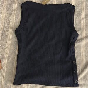 Elegant Black Sleeveless Top